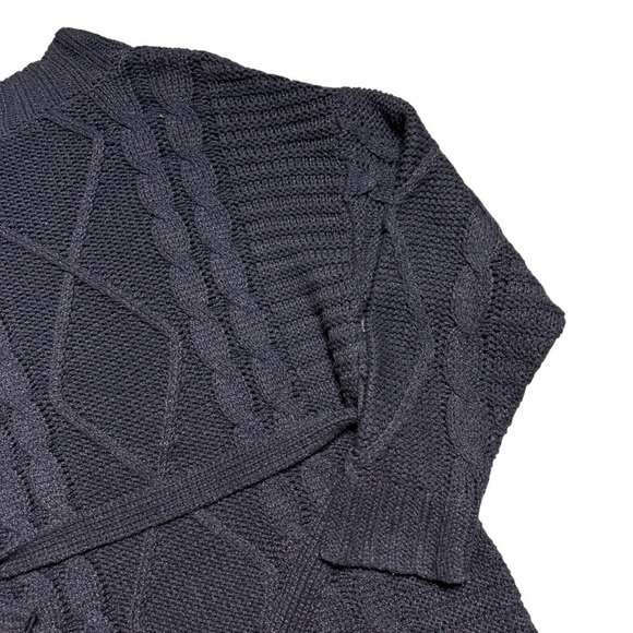 Anthropologie Amandi Chocolate Brown Long Sleeve Sweater Dress Womens US S - Picture 8 of 10